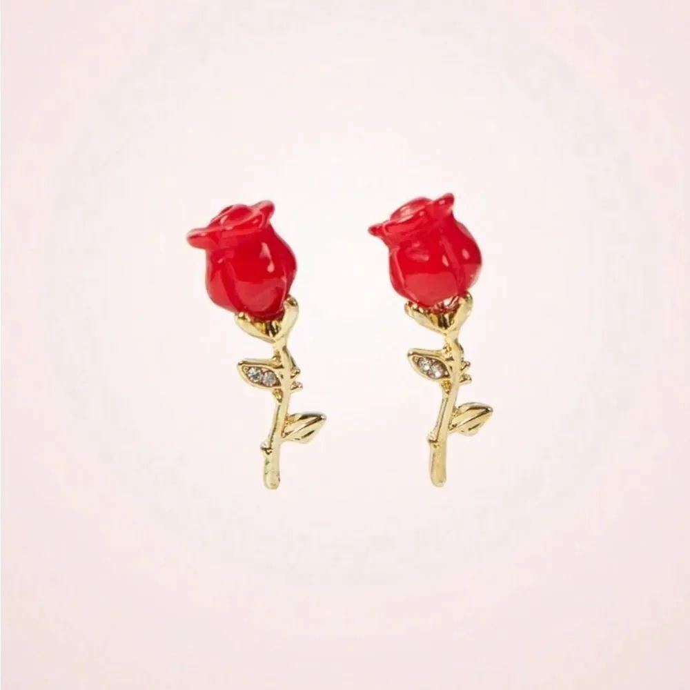 Rose Gold Earrings S1264